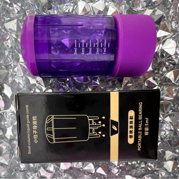 Liquid scalp comb refillable hair skin care roller ball head massager absorption - Picture 3 of 15